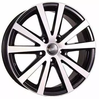 Диск колесный Tech-Line 709 7,5xR17 5x114,3 ET45 ЦО67,1 чёрный с полированной лицевой частью rd832424