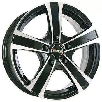 Диск колесный Tech-Line 719 7xR17 5x112 ET35 ЦО66,6 черный с полированной лицевой частью rd830768