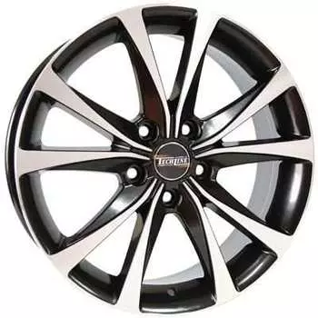 Диск колесный Tech-Line 734 6.5xR17 5x114.3 ЕТ46 ЦО67.1 черный глянцевый T734-6517-671-5x1143-46BD
