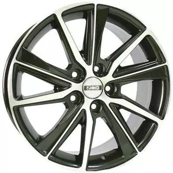 Диск колесный Tech-Line 738 7,5xR17 5x114,3 ET46 ЦО67,1 серый с полированной лицевой частью rd832749