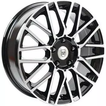 Диск колесный Tech-Line 739 6,5xR17 4x100 ET40 ЦО54,1 черный с полированной лицевой частью rd833248