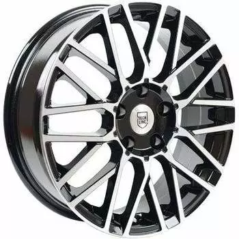 Диск колесный Tech-Line 739 7xR17 5x114,3 ET41 ЦО67,1 чёрный с полированной лицевой частью rd833036