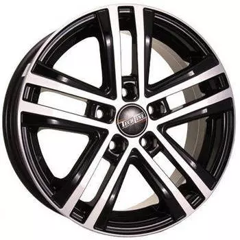 Диск колесный Tech-Line 745 7,5xR17 5x114,3 ET45 ЦО60,1 черный с полированной лицевой частью rd832995