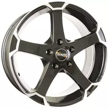 Диск колесный Tech-Line 802 8xR18 5x112 ET40 ЦО66,6 черный матовый с полированной лицевой частью rd830599