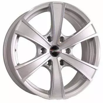 Диск колесный Tech-Line 803 8xR18 6x114,3 ET25 ЦО67,1 серебристый с полированной лицевой частью rd830851
