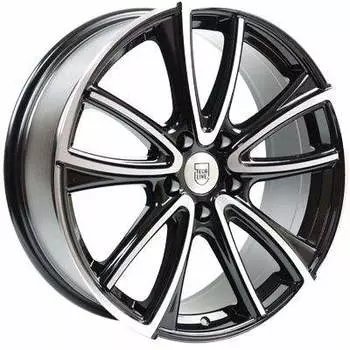 Диск колесный Tech-Line 872 8xR18 5x112 ET40 ЦО66,6 черный с полированной лицевой частью rd833058