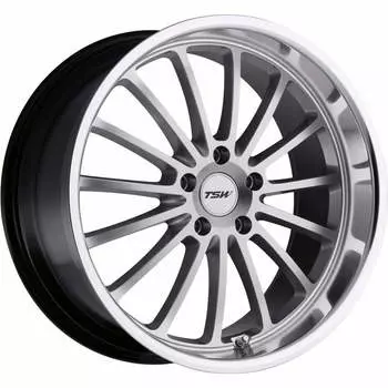 Диск колесный TSW Zolder 8xR17 5x114,3 ET40 ЦО76 серебристый с полированной лицевой частью и ободом 1780ZOL405114S76