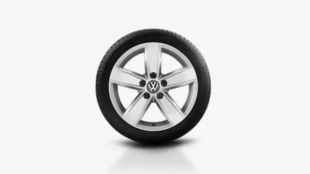 Диск колесный VAG Corvara 6,5xR17 5x112 ET38 ЦО57 серебристый 5NA0714978Z8