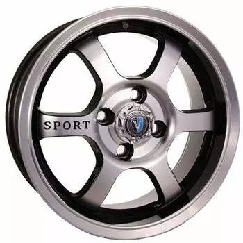 Диск колесный Venti 1501 6xR15 4x98 ET40 ЦО58.6 черный с полированной лицевой частью rd832380