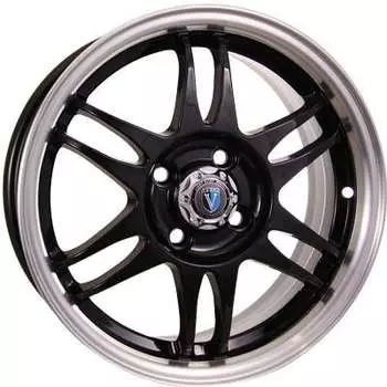 Диск колесный Venti 1502 6xR15 4x100 ET45 ЦО60,1 черный с полированной лицевой частью rd832526