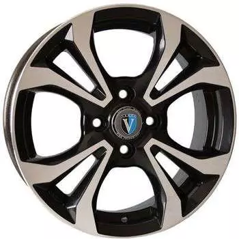 Диск колесный Venti 1504 6xR15 4x100 ET46 ЦО67,1 черный с полированной лицевой частью rd832362