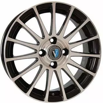 Диск колесный Venti 1506 6xR15 4x100 ET45 ЦО56.6 чёрный с полированной лицевой частью rd831732