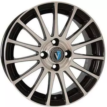 Диск колесный Venti 1506 6xR15 4x114,3 ET45 ЦО67,1 черный с полированной лицевой частью rd831736
