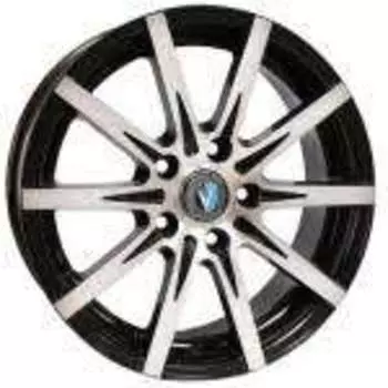 Диск колесный Venti 1508 5,5xR15 4x100 ET45 ЦО54,1 черный с полированной лицевой частью rd832675