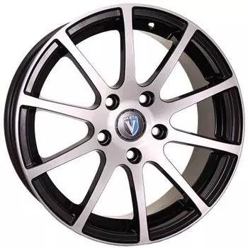 Диск колесный Venti 1603 6.5xR16 4x100 ЕТ42 ЦО60.1 черный с полированной лицевой частью V603-6516-601-4x100-42BD