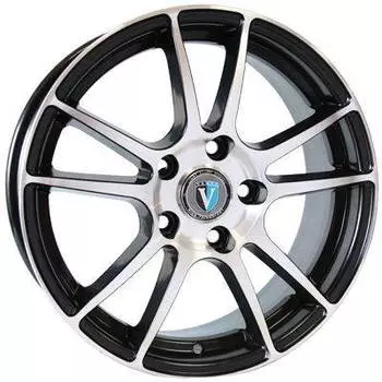 Диск колесный Venti 1611 6,5xR16 4x100 ET40 ЦО67,1 черный с полированной лицевой частью rd832738