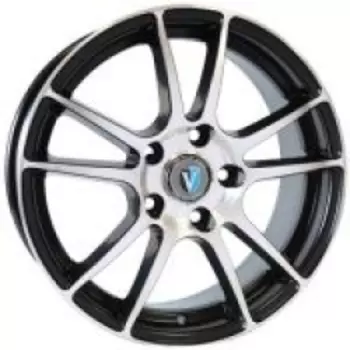 Диск колесный VENTI 1611 6.5xR16 5x112 ET45 ЦО57.1 черный с полированной лицевой частью rd832741