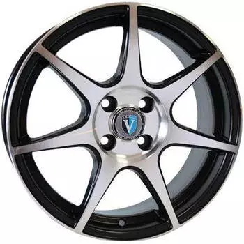 Диск колесный Venti 1613 6,5xR16 4x100 ET40 ЦО67,1 черный с полированной лицевой частью rd832767