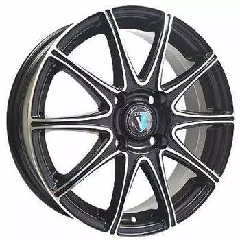 Диск колесный Venti 1 516 6xR15 4x100 ET46 ЦО54,1 чёрный с полированной лицевой частью rd832999