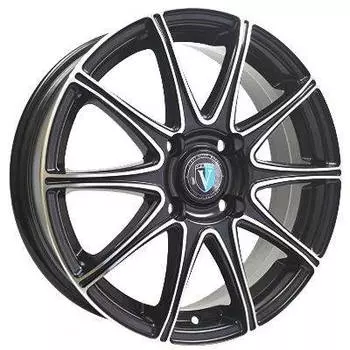 Диск колесный Venti 1 516 6xR15 5x100 ET40 ЦО57,1 черный с полированной лицевой частью rd833046
