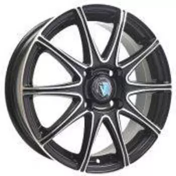 Диск колесный Venti 1 606 6xR16 4x114,3 ET45 ЦО67,1 черный с полированной лицевой частью rd833009