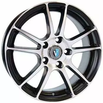 Диск колесный Venti 1 611 6,5xR16 4x98 ET38 ЦО58,6 черный с полированной лицевой частью rd833401
