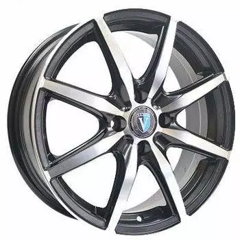 Диск колесный Venti 1 615 6.5xR16 5x114.3 ET38 ЦО67.1 чёрный с полированной лицевой частью rd833015