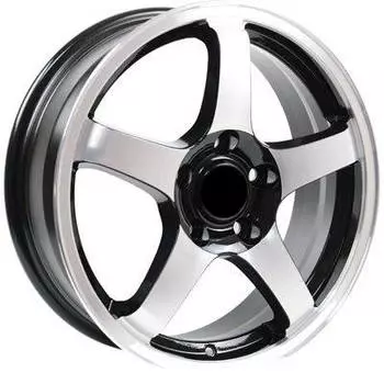 Диск колесный Venti A1051 6xR15 5x100 ET38 ЦО57,1 черный с полированной лицевой частью rd833156