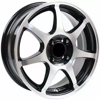Диск колесный Venti A1141 5,5xR14 4x100 ET43 ЦО67,1 черный с полированной лицевой частью rd833164
