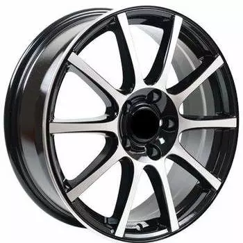 Диск колесный Venti A1251 6xR15 5x114,3 ET38 ЦО67,1 черный с полированной лицевой частью rd833186