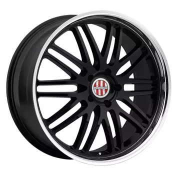 Диск колесный Victor LeMans 8,5xR20 5x130 ET45 ЦО71,6 черный глянцевый с полированным ободом 2085VIL455130B71