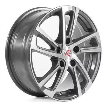 Диск колесный X'trike R037 7xR17 5x114.3 ЕТ40 ЦО66.1 темно серый с полированной лицевой частью 40111