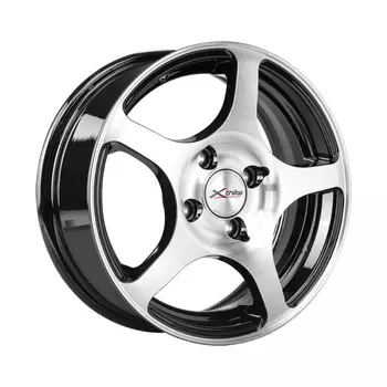 Диск колесный X'trike X-103 5.5xR14 4x108 ЕТ43 ЦО63.35 черный полированный 10854
