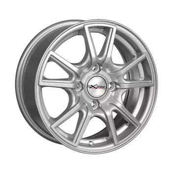 Диск колесный X'trike X-104 6xR14 5x100 ЕТ38 ЦО67.1 насыщенно серебристый 3479