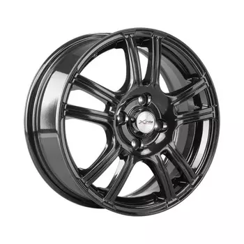 Диск колесный X'trike X-104 6xR15 4x100 ЕТ35 ЦО67.1 черный глянцевый 10186