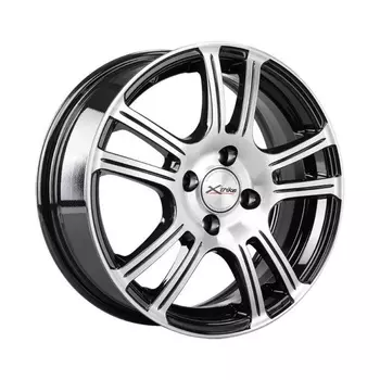 Диск колесный X'trike X-104 6xR15 4x98 ЕТ25 ЦО67.1 черный частично полированный 10863