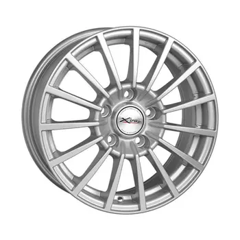 Диск колесный X'trike X-106 6.5xR15 5x100 ЕТ38 ЦО67.1 насыщенно серебристый 14400ZX