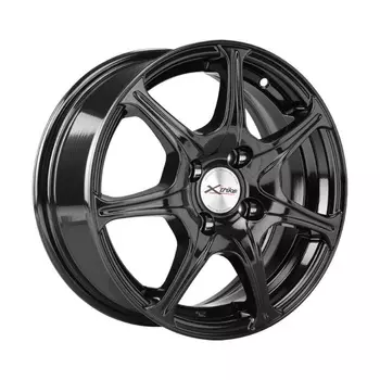 Диск колесный X'trike X-108 6xR14 4x100 ЕТ35 ЦО67.1 черный глянцевый 10146