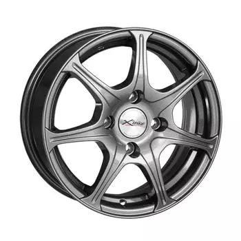 Диск колесный X'trike X-110 6xR14 4x108 ЕТ38 ЦО67.1 серебристый темный 5805