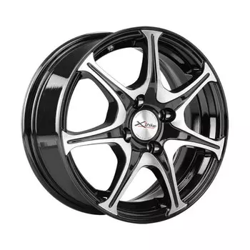 Диск колесный X'trike X-110 6xR14 4x114.3 ET35 ЦО67.1 черный полностью полированный 10924