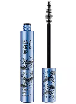 Тушь для ресниц удлиняющая, объемная, водостойкая Черный MAKE UP FACTORY