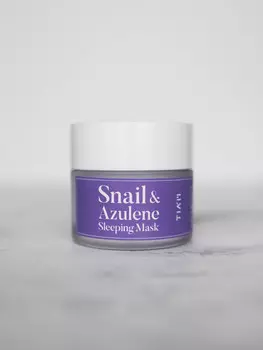 BU// Ночная маска с муцином улитки и азуленом TIAM Snail & Azulene Sleeping Mask 80ml