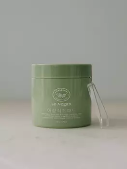 BU// Успокаивающие и восстанавливающие пэды с уксусом So Natural So Vegan Heartleaf Vinegar Pads 70 шт