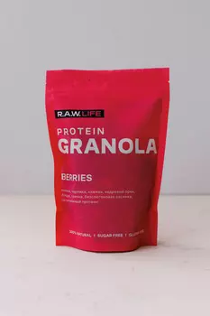 Гранола протеиновая R.A.W. Life "Ягоды" 220g