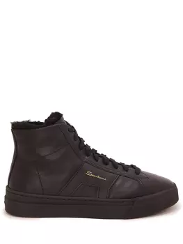 Кеды кожаные на меху SANTONI