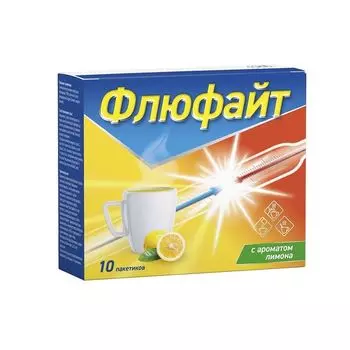 Флюфайт с ароматом лимона порошок для приг. раствора для прим. вн. пак. 5г 10шт