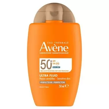 Флюид-перфектор солнцезащитный для лица ультралегкий SPF50+ Avene/Авен фл. 50мл