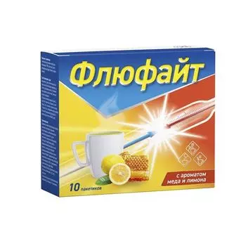 Флюфайт с ароматом мёда и лимона порошок для приг. раствора для прим. вн. пак. 5г 10шт