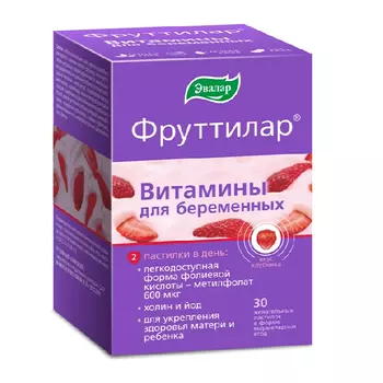 Фруттилар для беременных Эвалар пастилки жевательные 4г 30шт