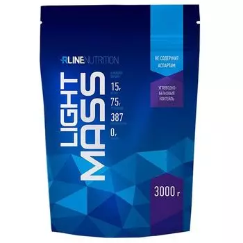 Гейнер малина Light Mass R-Line 3000г